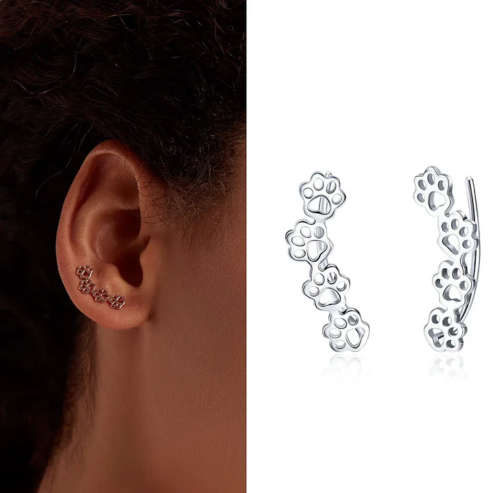 Aros en Plata 925 de Huellitas Perrito 5