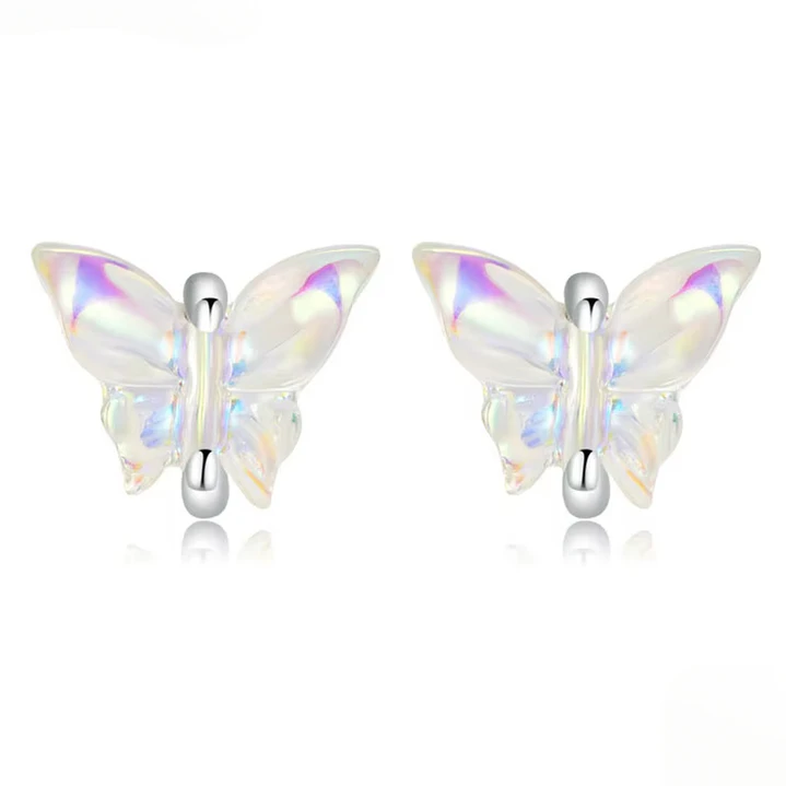 Aros Mariposa Elegante en Plata 925 1