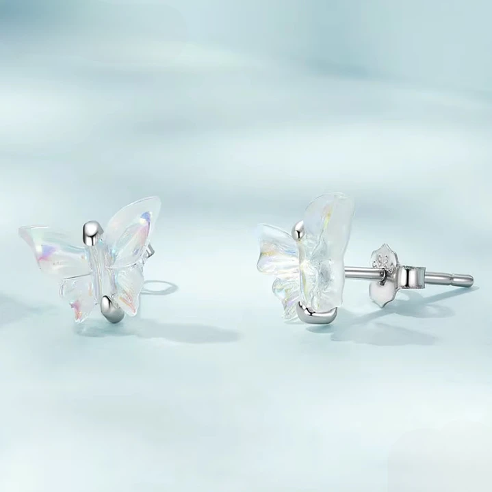 Aros Mariposa Elegante en Plata 925 2