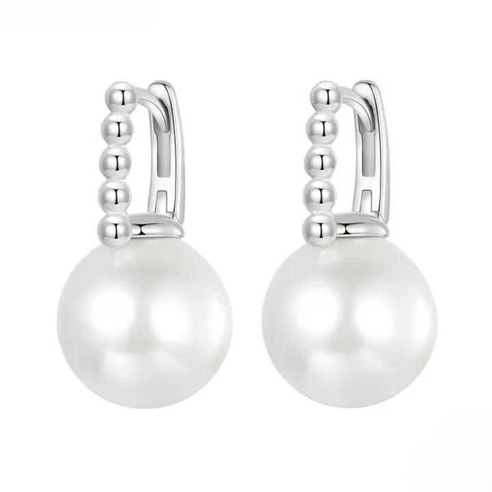 Aros Colgante Perla en Plata 925  1