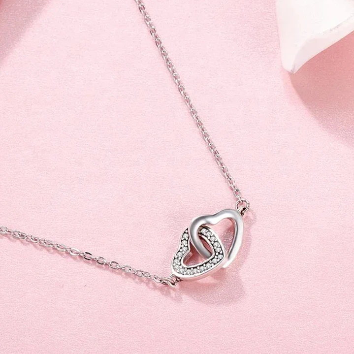 Collar Colgante Corazón en Plata 925  2