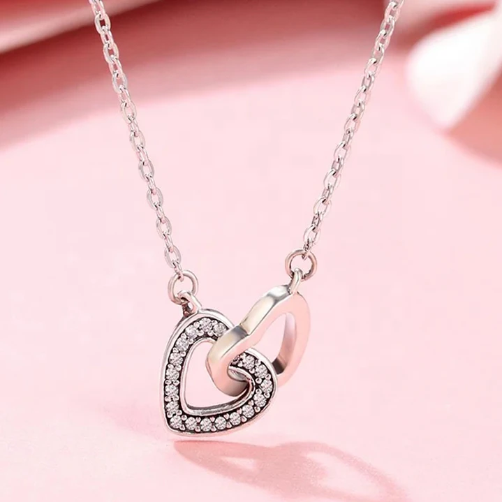 Collar Colgante Corazón en Plata 925  3