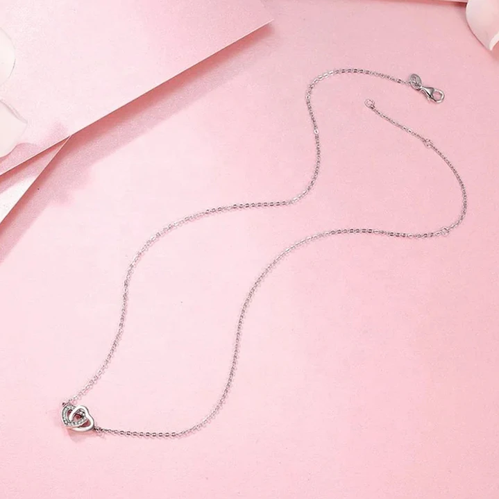 Collar Colgante Corazón en Plata 925  4