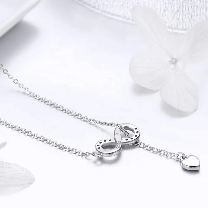 Collar Infinito en Plata 925  3