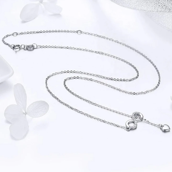 Collar Infinito en Plata 925  4