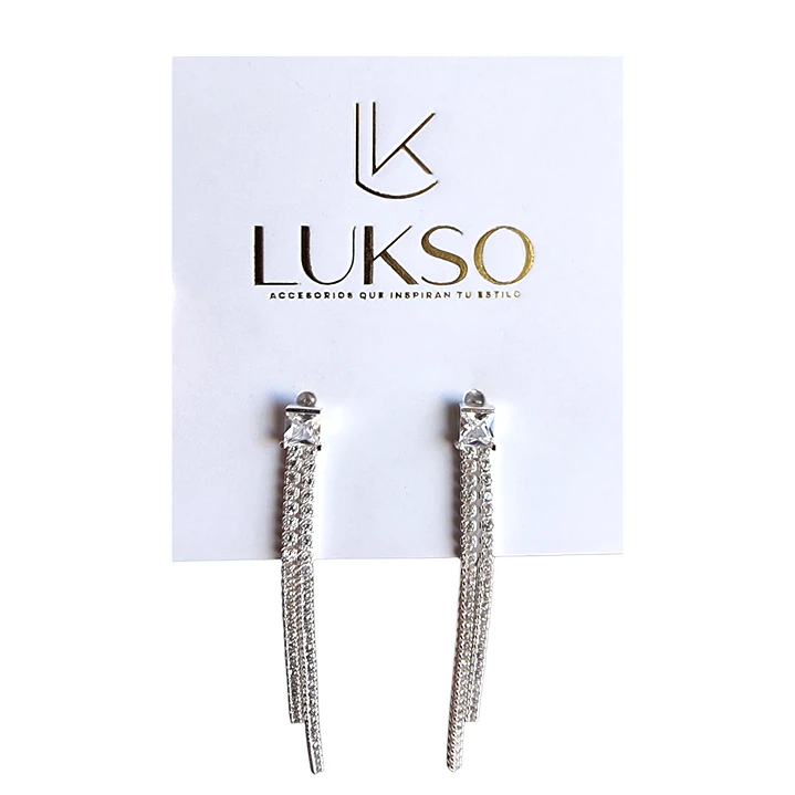 Aros Largos Circones Tenis en Plata 925  2