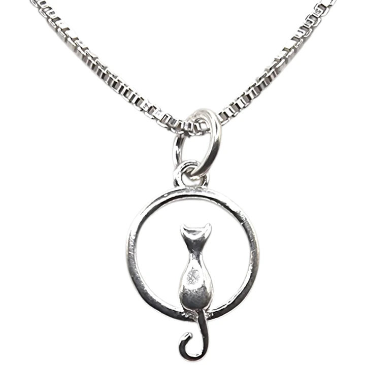 Collar de Gatito en Plata 925 1