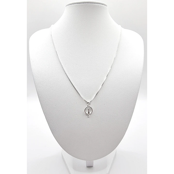Collar de Gatito en Plata 925 2