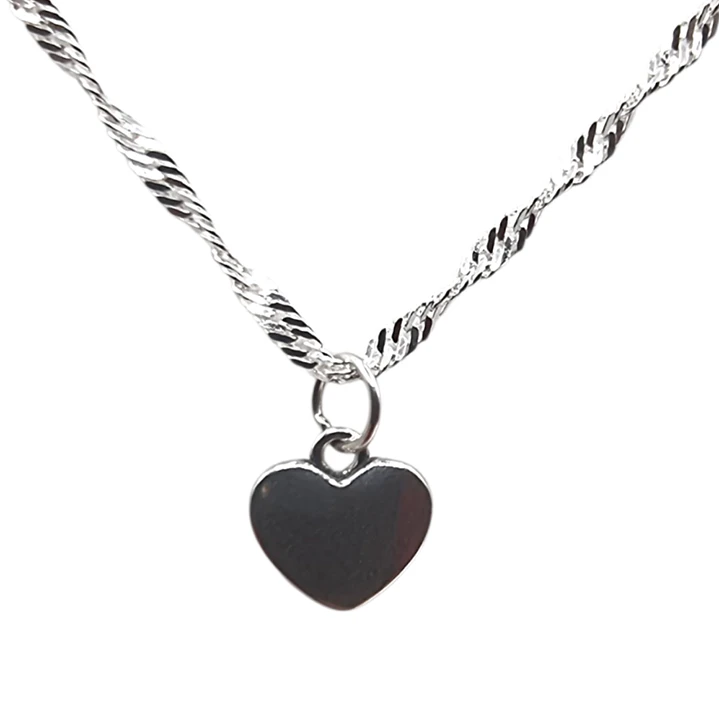 Collar con Corazón en Plata 925  1