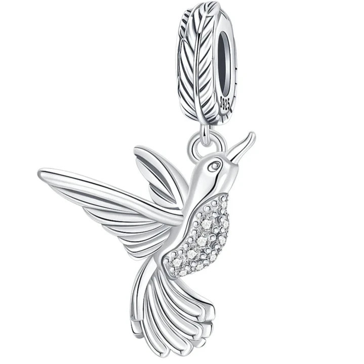 Charm Colibrí en Plata 925  1