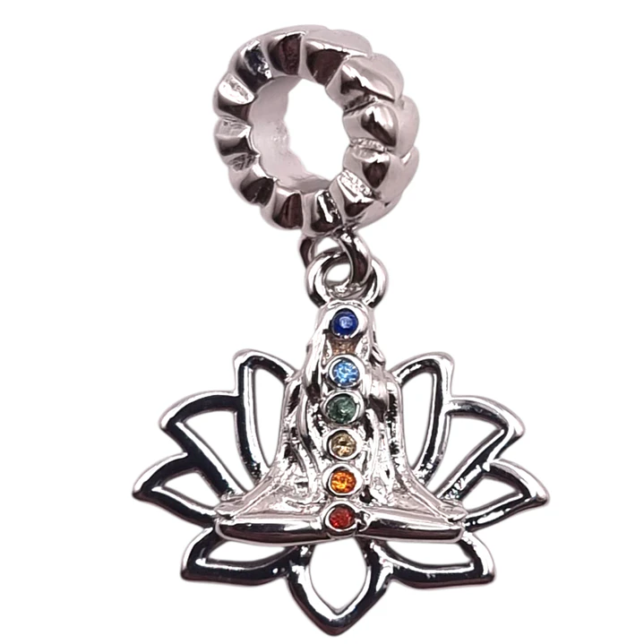Charm 7 Chakras en Plata 925  2