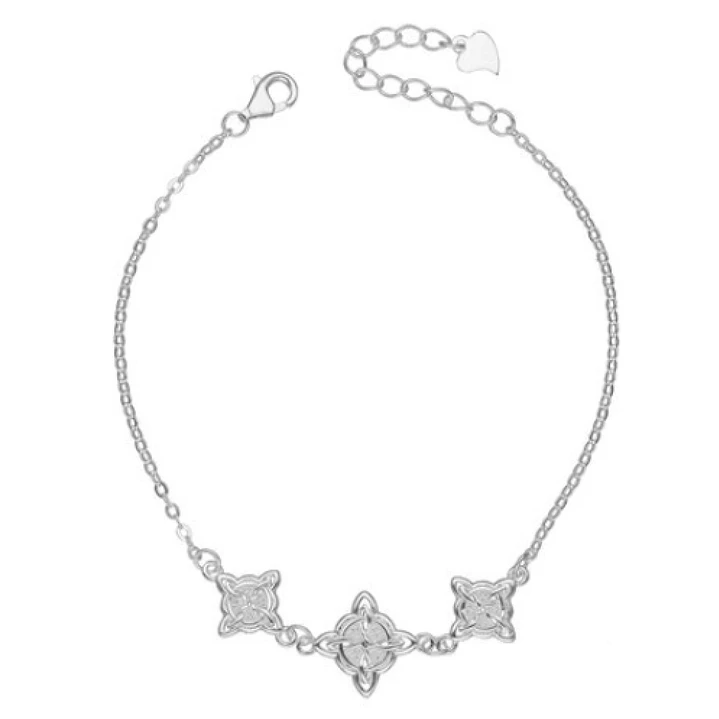 Pulsera en Plata 925 Nudo de Brujas  1