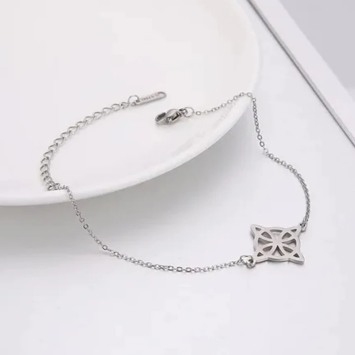 Pulsera Nudo de Brujas en Plata 925  1