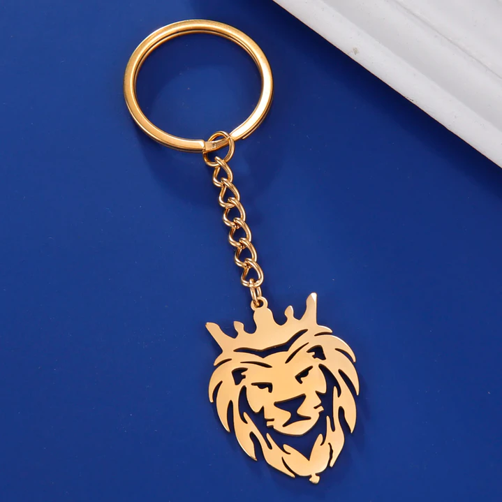 Llavero León en Acero Inoxidable  5