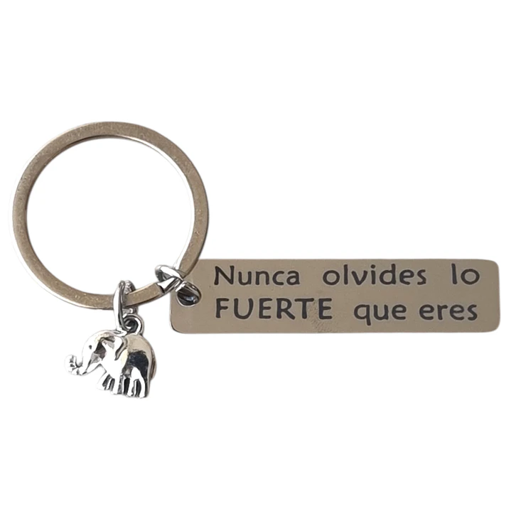 Llavero Motivacional en Acero Inoxidable  1