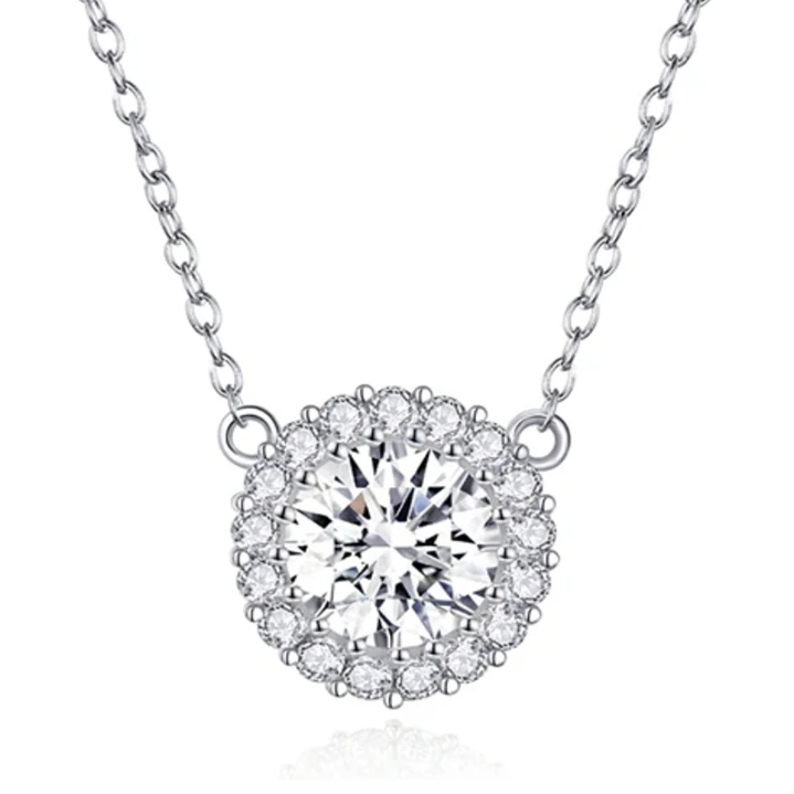 Collar Circón en Plata Ley 925  1