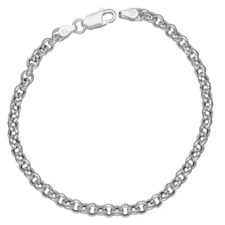 Pulsera Hombre en Plata 925 Estilo Rolo  1