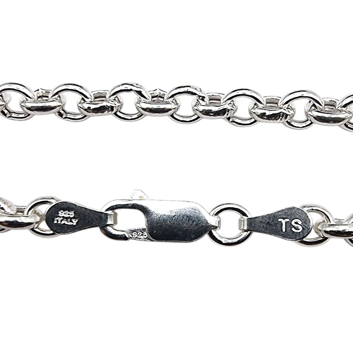Pulsera Hombre en Plata 925 Estilo Rolo  2