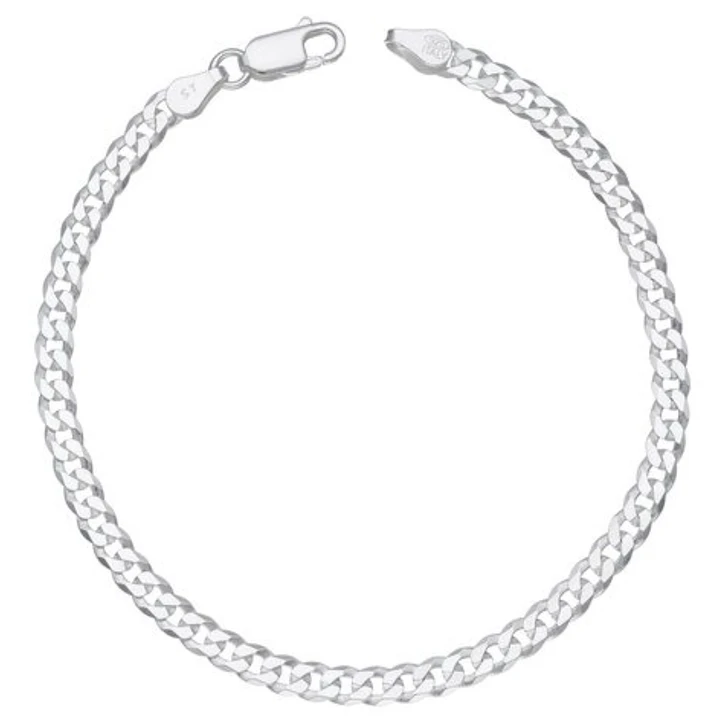 Pulsera Hombre en Plata 925 Estilo Grumet  1