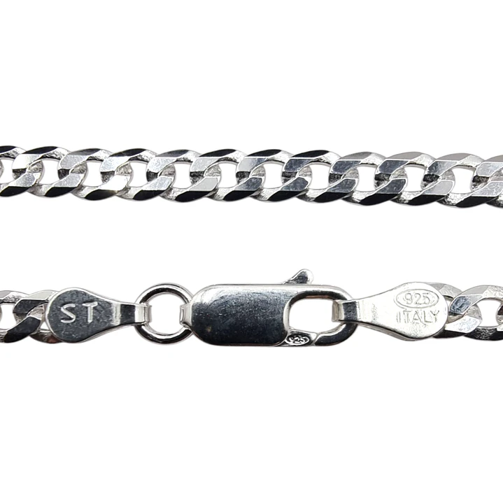 Pulsera Hombre en Plata 925 Estilo Grumet  2