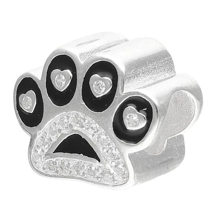 Charm Patita con Circones en Plata 925  1