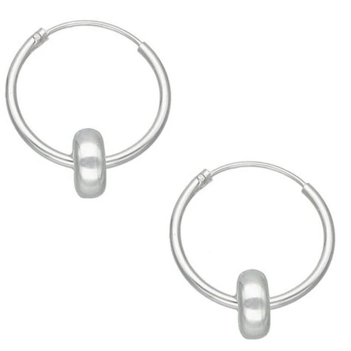 Aros Argolla Túnel 16 mm en Plata 925  1