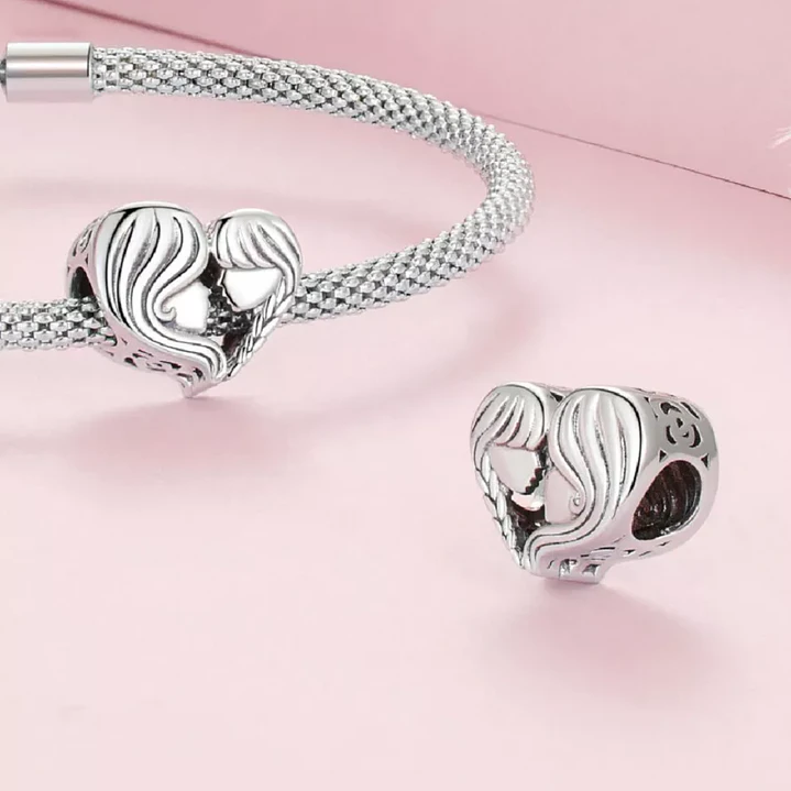 Charm en Plata 925 Madre e Hija 2
