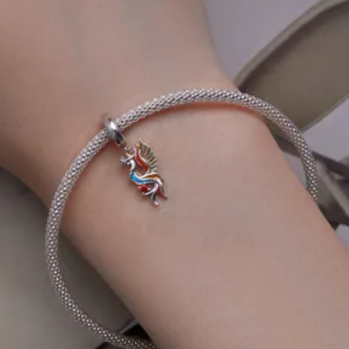 Charm Plata 925 Ave Fénix Símbolo de Fuerza y Renacer 4