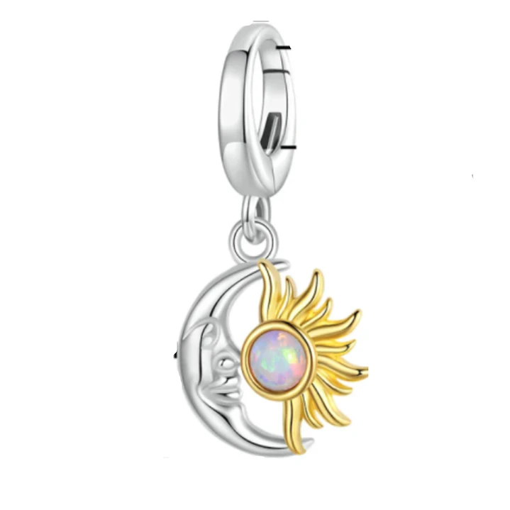 Charm Bohemio Luna Sol Plata 925 1