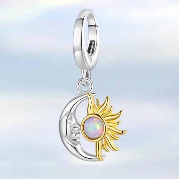Charm Bohemio Luna Sol Plata 925 3