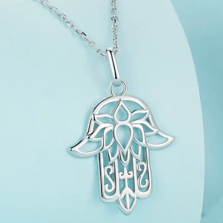 Collar Mano de Fátima Plata 925 2