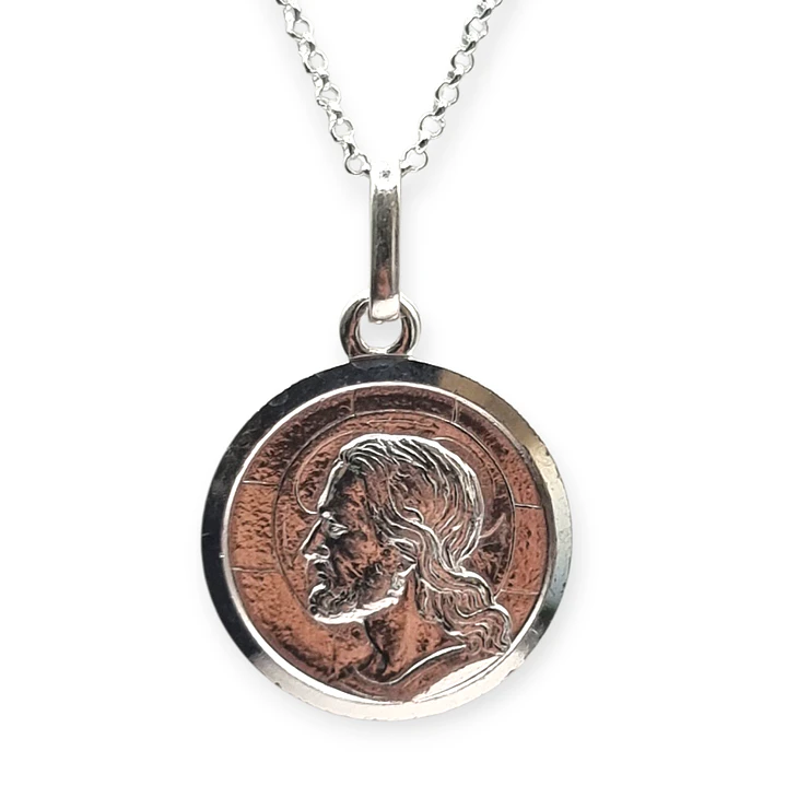 Collar Colgante Jesús en Plata 925 1
