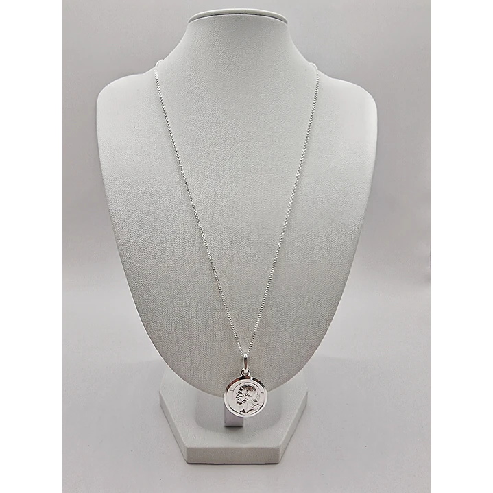 Collar Colgante Jesús en Plata 925 3