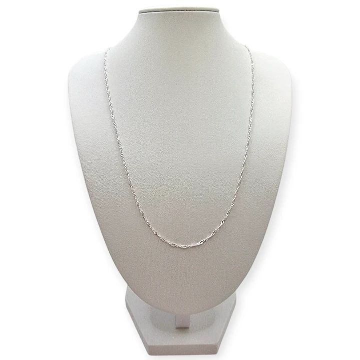 Cadena de Plata 925 Singapur 1.5 mm  3