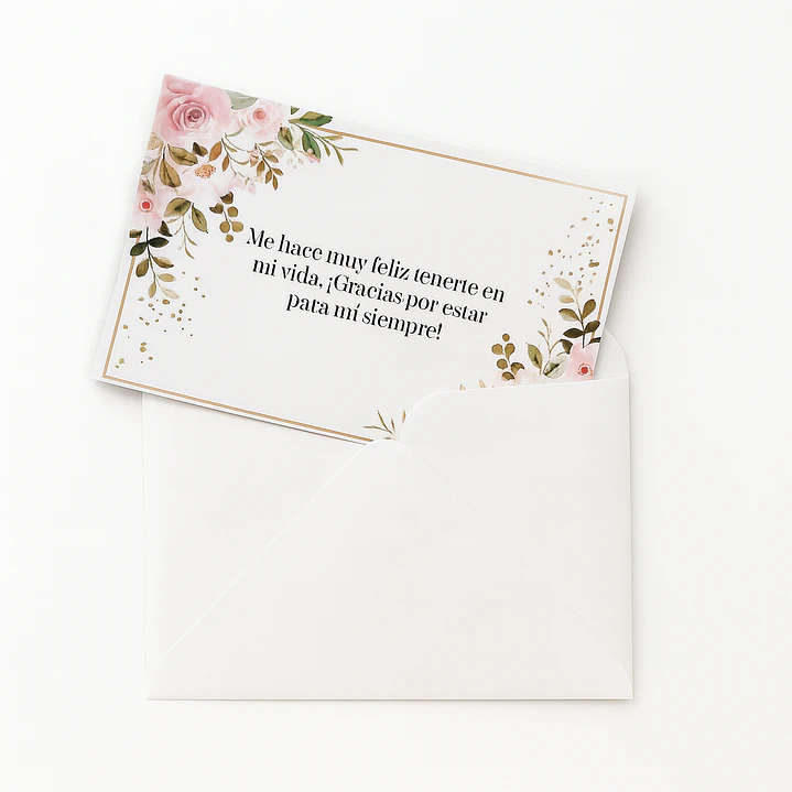 Tarjetas de Regalo Postal Para Toda Ocasión - Cumpleaños Aniversario Pareja Hermana Amigos + Sobre 2