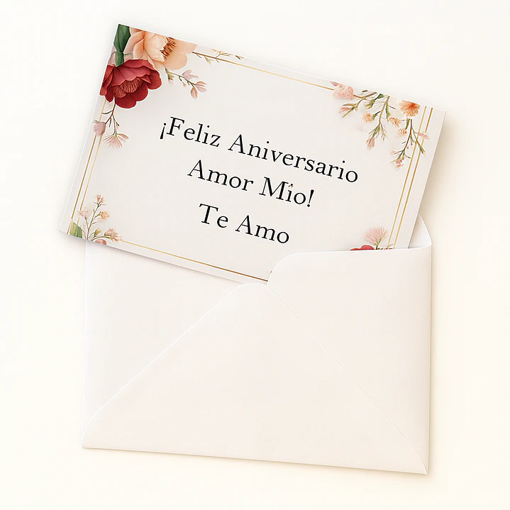 Tarjetas de Regalo Postal Para Toda Ocasión - Cumpleaños Aniversario Pareja Hermana Amigos + Sobre 4