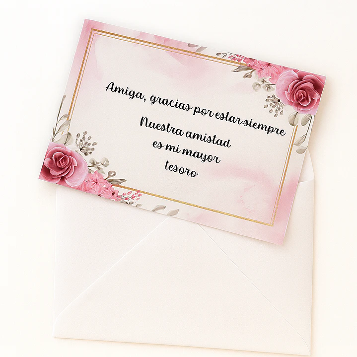 Tarjetas de Regalo Postal Para Toda Ocasión - Cumpleaños Aniversario Pareja Hermana Amigos + Sobre 7