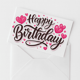 Tarjetas de Regalo Para Toda Ocasión - Cumpleaños Aniversario Pareja Hermana Amigos + Sobre