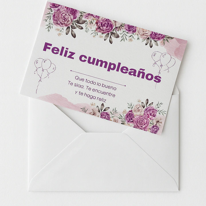 Tarjetas de Regalo Postal Para Toda Ocasión - Cumpleaños Aniversario Pareja Hermana Amigos + Sobre 11