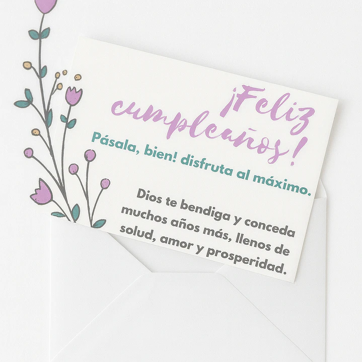 Tarjetas de Regalo Postal Para Toda Ocasión - Cumpleaños Aniversario Pareja Hermana Amigos + Sobre 13