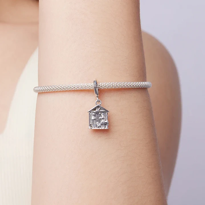 Charm Pesebre Navidad en Plata 925 2