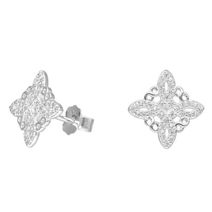 Aros Nudo de Brujas Circones en Plata 925 