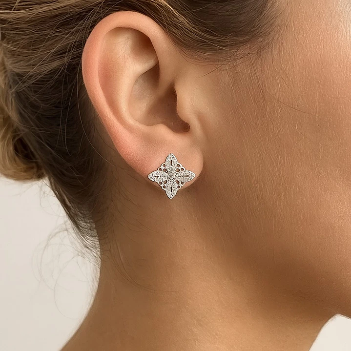 Aros Nudo de Brujas Circones en Plata 925  2