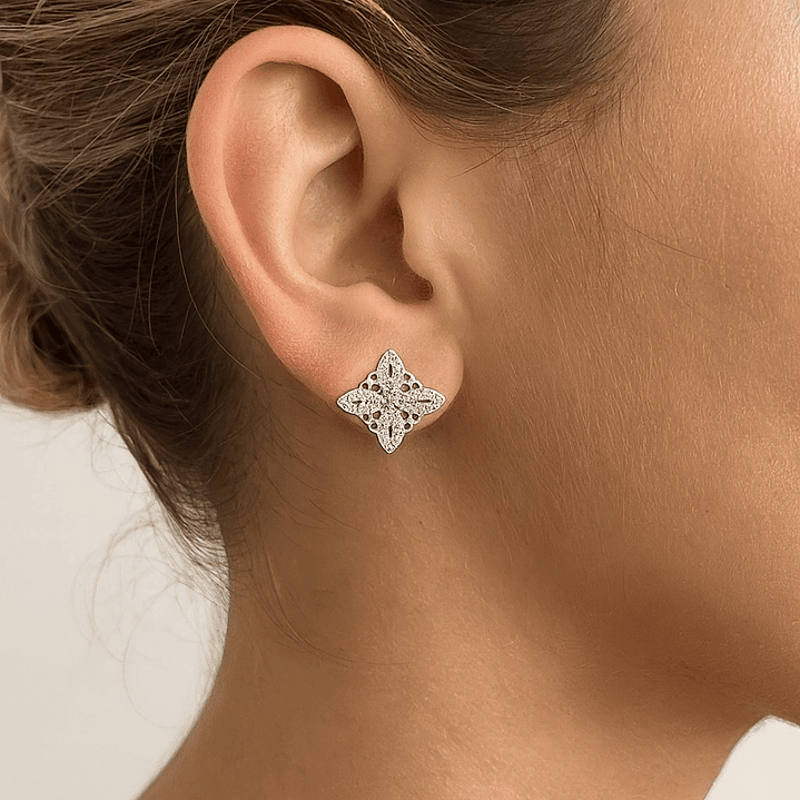 Aros Nudo de Brujas Circones en Plata 925  2