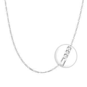 Cadena Cartier 1.1 mm en Plata 925 