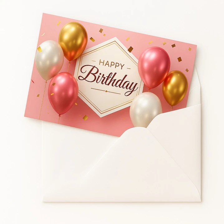 Tarjetas de Regalo Postal Para Toda Ocasión - Cumpleaños Aniversario Pareja Hermana Amigos + Sobre 15