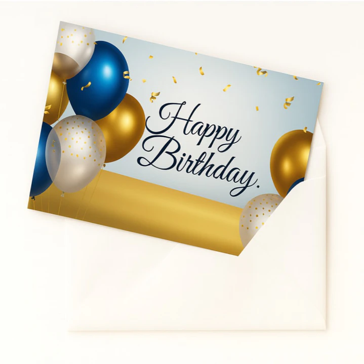 Tarjetas de Regalo Postal Para Toda Ocasión - Cumpleaños Aniversario Pareja Hermana Amigos + Sobre 17