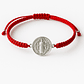Pulsera Mini Baby Hilo Rojo Ajustable San Benito Plata 925 - Miniatura 1