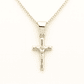 Collar Crucifijo Jesús Cruz en Plata 925  - Miniatura 1