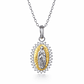 Collar Colgante Virgen María en Plata Ley 925  - Miniatura 1